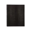 Blueline NotePro 1-Subject Professional Notebooks, 8.5" x 10.75", College Ruled, 100 Sheets, Black (A10200.BLK)