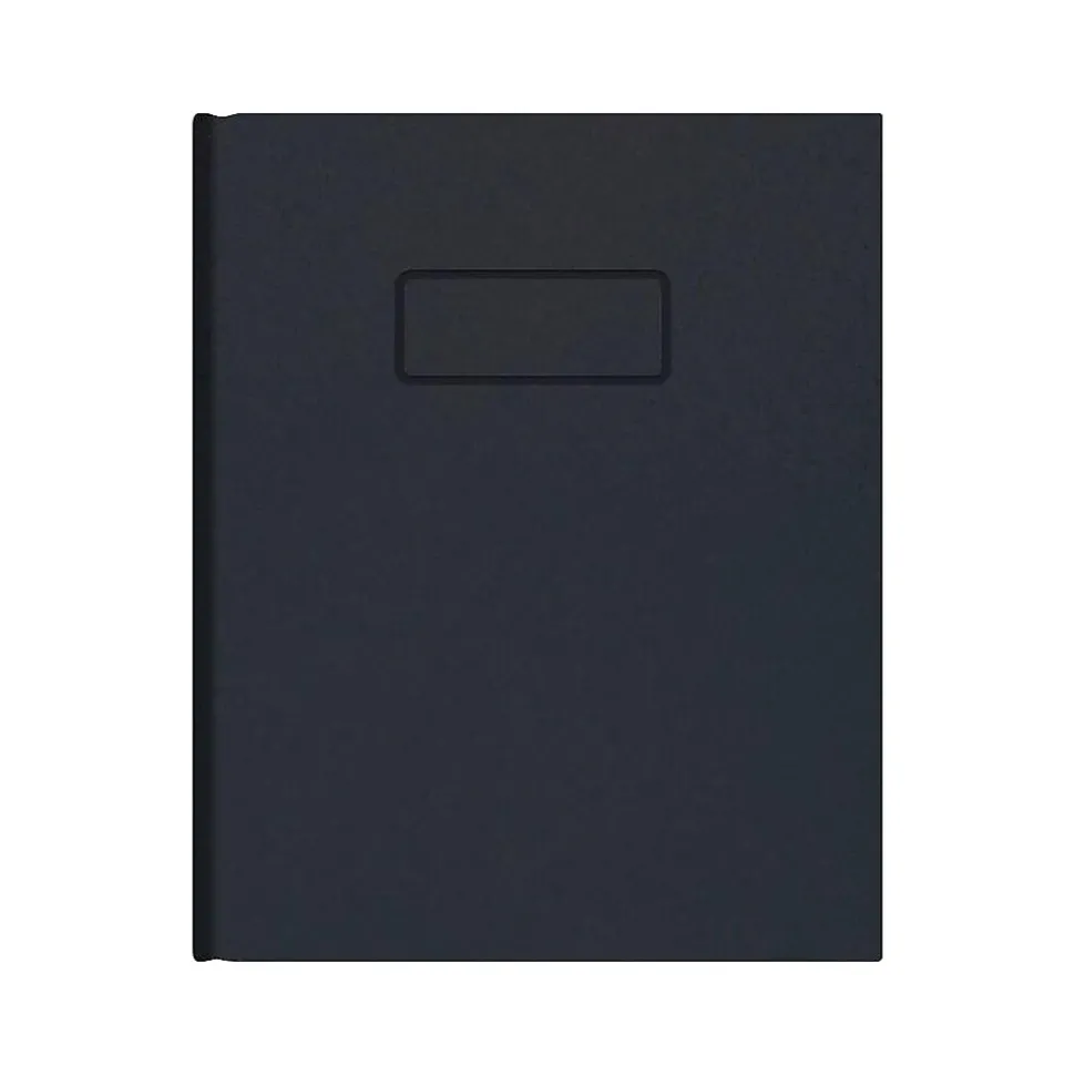 Blueline Professional Notebooks, 7.25" x 9.25", College Ruled, 96 Sheets, Black (A9)