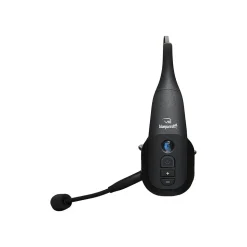 BlueParrott B350-XT Wireless Noise Canceling Mono Bluetooth Headset, Over-the-Head, Black (204260)