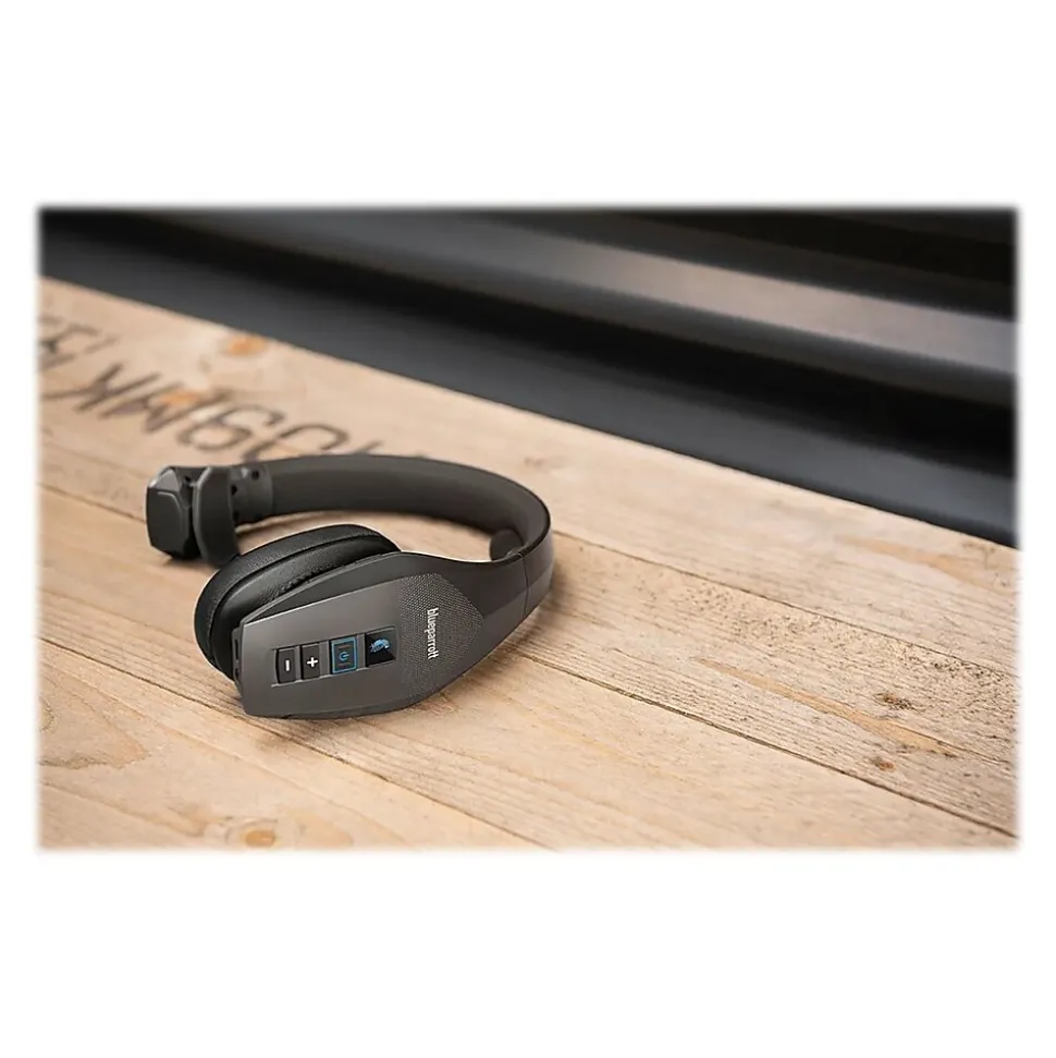 BlueParrott S650-XT Active Noise Canceling Bluetooth On Ear Mobile Headset, Black (204292)