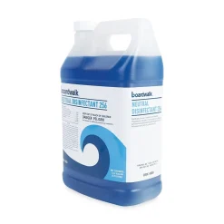 Boardwalk® Neutral Disinfectant, Floral Scent, 1 gal Bottle, 4/Carton