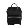 Bond Street Black Genuine Leather Backpack/Tote Bag, Medium (BKP5029BS-BLACK)