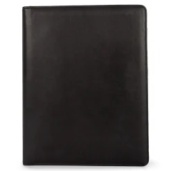 Bond Street Faux Leather Padfolio, Black (WRC5040BS-Black)