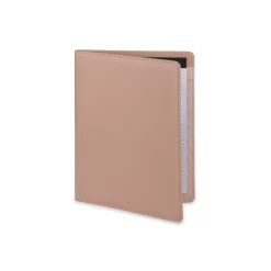 Bond Street Faux Leather Portfolio Case with Zipper Closure, Rose (WRC1511BS-ROSE)