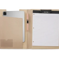 Bond Street Vegan Leather Padfolio, Taupe (WRC5041BS-TAUPE)