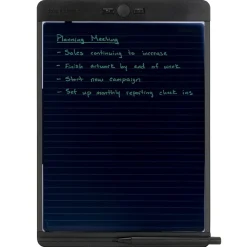 Boogie Board Blackboard Smart Notepad, 8.5" x 11", Black, 1 Sheets/Pad (BD0110001)