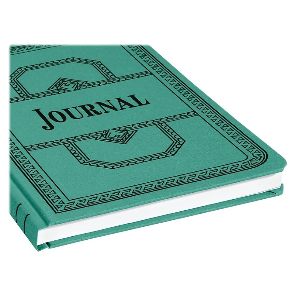 Boorum & Pease 66 Series Record Book, 7.63"W x 12.13"H x 1"D, Blue, 250 Sheets/Book (66-500-J)