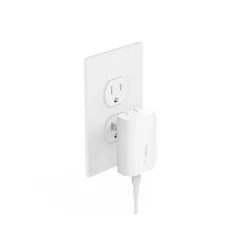 BOOST↑CHARGE 30W USB-C PD GaN Wall Charger, White (WCA005DQWH)