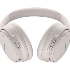 Bose QuietComfort 45 Wireless Active Noise Canceling On-Ear Headphones, Bluetooth, White (866724-0200)