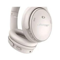 Bose QuietComfort 45 Wireless Active Noise Canceling On-Ear Headphones, Bluetooth, White (866724-0200)