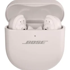 Bose QuietComfort Ultra True Wireless Noise Cancelling In-Ear Earbuds, White Smoke (882826-0020)