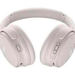 Bose QuietComfort Wireless Active Noise Cancelling Over-the-Ear Headphones, White Smoke (884367-0200)