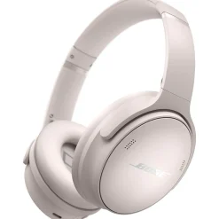Bose QuietComfort Wireless Active Noise Cancelling Over-the-Ear Headphones, White Smoke (884367-0200)
