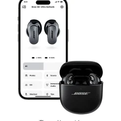 Bose QuietComfort Wireless Noise Canceling Earbuds, Black (882826-0010)