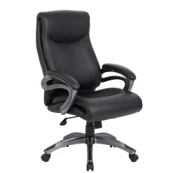 Boss Double Layer Executive Chair, Black (B8661)