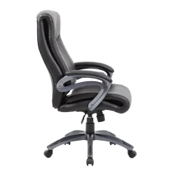 Boss Double Layer Executive Chair, Black (B8661)