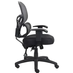 Boss Multi-Function Mesh Task Chair, Black (B6338)