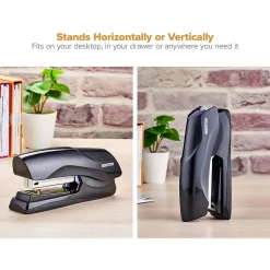 Bostitch Handheld Stapler, 40-Sheet Capacity, Staples Included, Gloss Black (B275R-BLK)