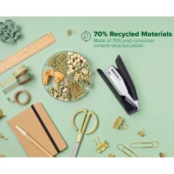 Bostitch InPower+28 Desktop Stapler, 28-Sheet Capacity, Silver/Black (ACF1110)