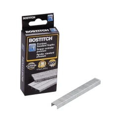 Bostitch Premium 1/4" Length Standard Staples, Full Strip, 5000/Box (SBS191/4CPR)