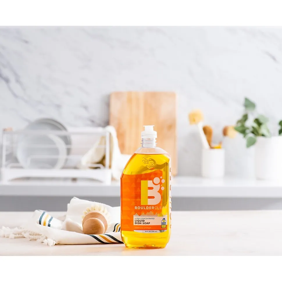 Boulder Clean Liquid Dish Soap, Valencia Orange, 28 oz. (003281EA)
