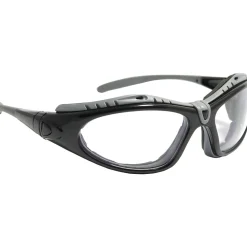 Bouton Optical Safety Goggles, Fuselage, Black Frame, Clear Lens, Antifog, Anti-Scratch (250-50-0420)