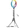 Bower 12" RGB Selfie Ring Light Studio Kit with Wireless Remote Control and Tripod (WA-RLSRGB12)