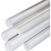 Box Partners White Mailing Tubes, 1-1/2" x 15", 50/Case