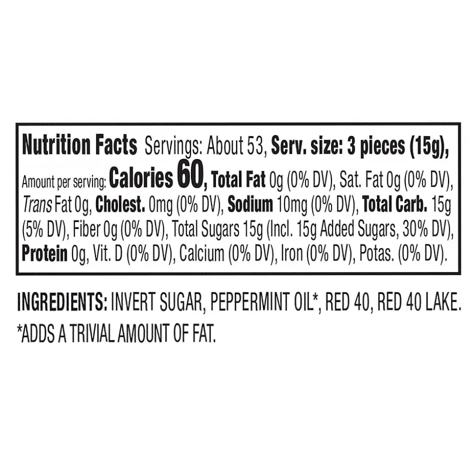 Brach's Peppermint Mints, 28 oz., 160 Pieces/Tub (209-02493)