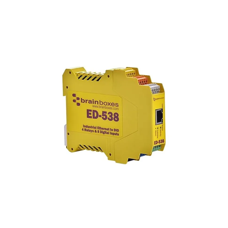 Brainboxes Ethernet to Digital IO Relay Gateway (ED-538)
