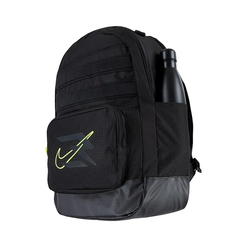 3Brand Russell Wilson Pro Nike Laptop Backpack, Medium, Black/Green (9AT047-023)