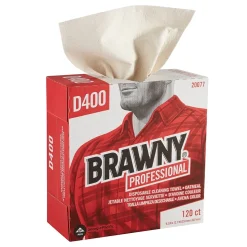 Brawny Professional D400 Cellulose Cleaning Wipers, 12.2