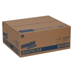 Brawny Professional D400 Cellulose Cleaning Wipers, 16.3" x 9.25", White, 90 Wipers/Box, 10/Carton (2007003)