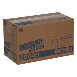 Brawny Professional D400 Durable Fibers Cleaning Wipers, 13