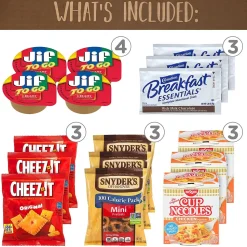 Break Box Dorm Room Survival Snack Box, 55 Items/Box (700-00014)