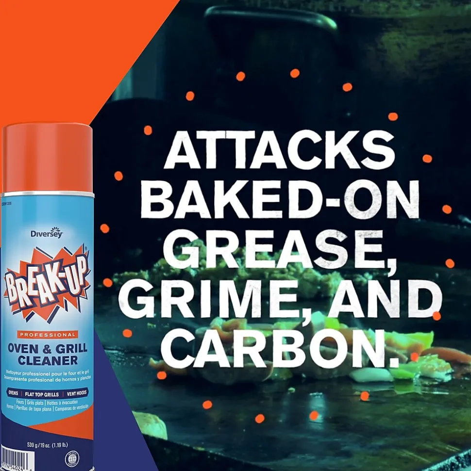 Break-Up Professional Kitchen & Oven Cleaner, 19 oz., 6/Carton (CBD991206)