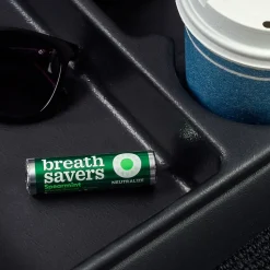 Breath Savers Spearmint Sugar Free Breath Mints Rolls, 0.75 oz., 24/Box (HEC71433)