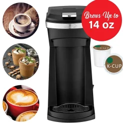 Brentwood Single-Serve Coffee Maker, Black (TS-1101BK)