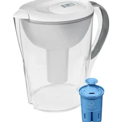 Brita Large 10 Cup Pacifica White Water Filter Pitcher withFilter (36515)