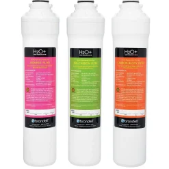Brondell H2O+ Coral 600 Gallon Three-Stage Replacement Filter White (UF-35)