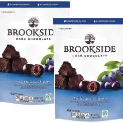 BROOKSIDE Dark Chocolate Acai and Blueberry Flavors, 21 Ounces, 2/BD (HEC91145)