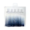 Brookstone EVA Tube Set, Clear/Blue, 3 Fl. Oz. (BNBS0002)