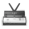 Brother ADS-1300 Compact Desktop Document Scanner, White/Black