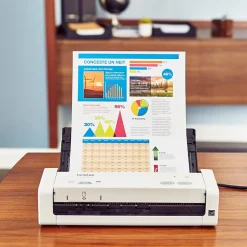 Brother ADS-1200 Micro USB Duplex Document Scanner, White (ADS1200)