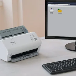 Brother ADS-4300N Duplex Document Scanner, Gray