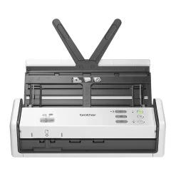Brother ADS-1350W Duplex Portable Document Scanner, White/Black