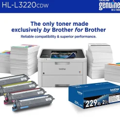 Brother HL-L3220CDW Wireless Color Laser Printer, Single-Function, Print