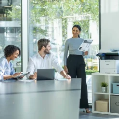 Brother MFC-L5710DW Business Wireless Monochrome Laser All-in-One Printer, Print, Scan, and Copy