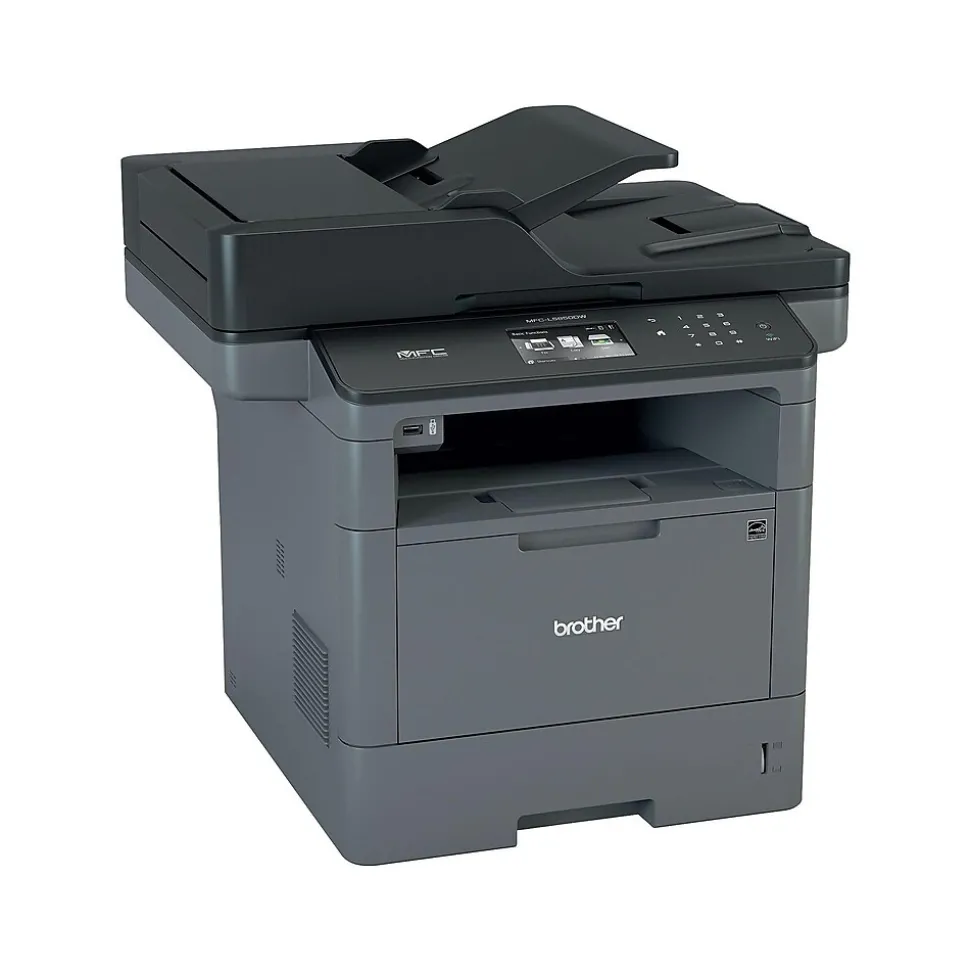 Brother MFC-L5850DW USB, Wireless, Network Ready Black & White Laser All-In-One Printer, Refurbished