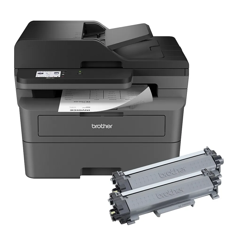 Brother MFC-L2820DW XL Wireless Compact Monochrome All-in-One Laser Printer